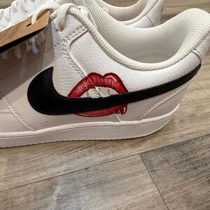 NIKE Men's Court Vision Low Custom Lip Drip Size 11.5 NWT